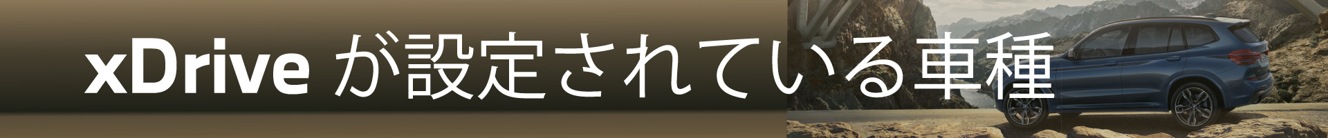 xDriveが設定されている車種