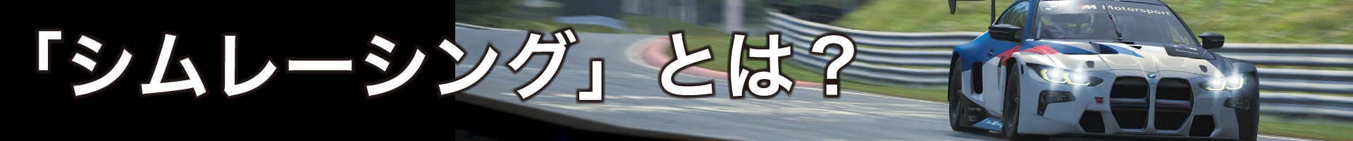 「シムレーシング」とは？